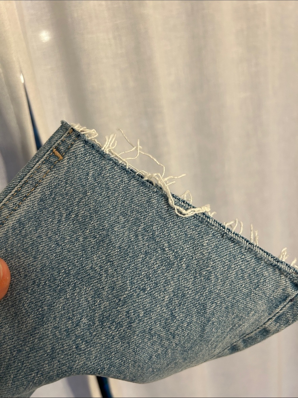Topshop Light Blue Straight Leg Jeans - Picture 5 of 5
